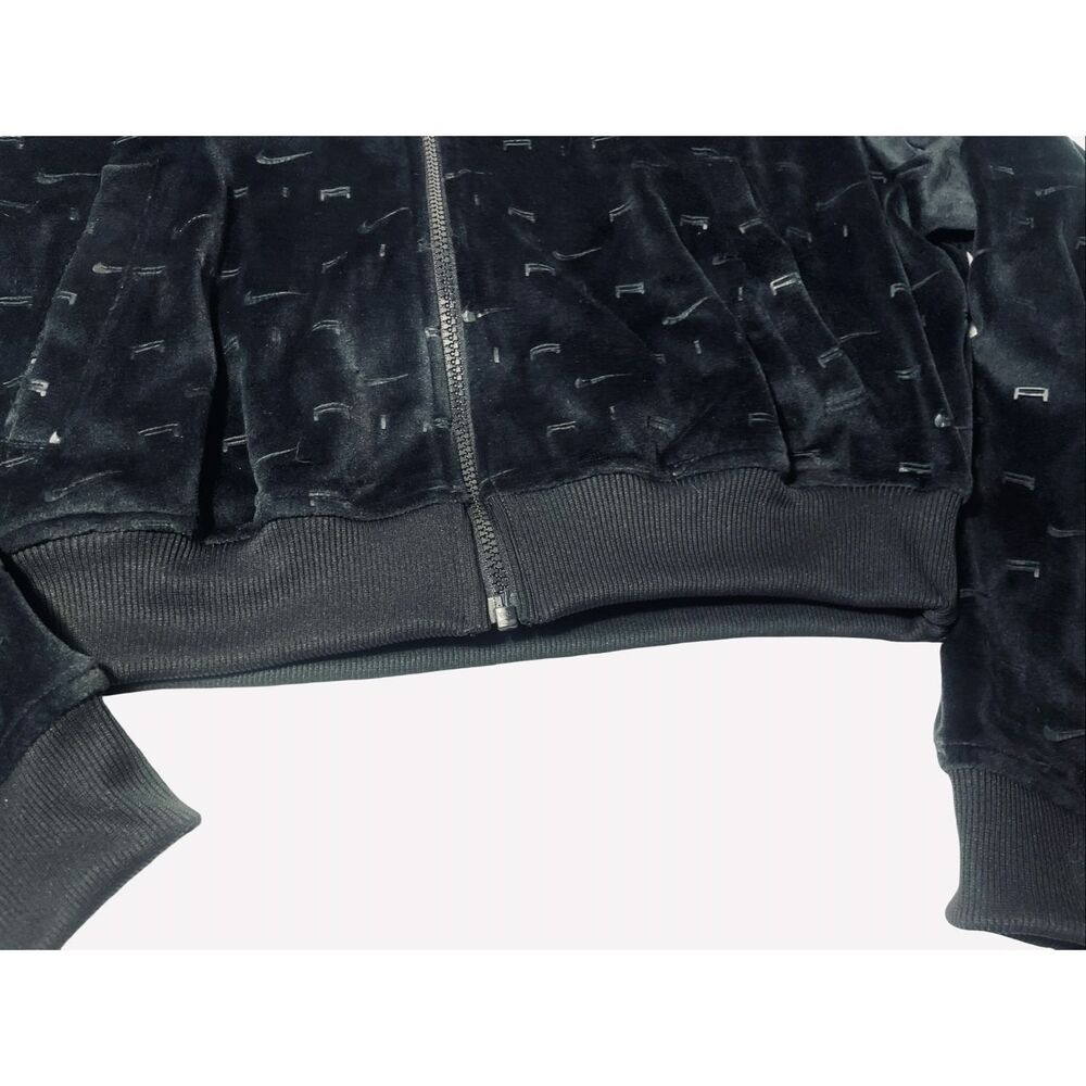 Nike Air Velour Zip Cropped Jacket - Picture 6 of 9